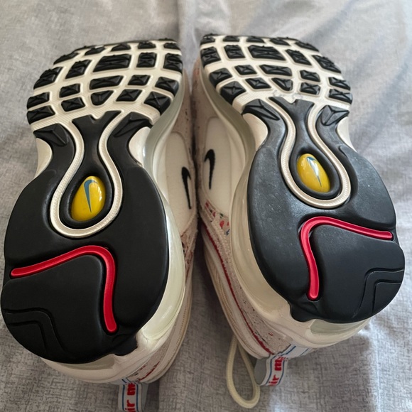 Nike air max 97 men size 7.5 Paint splatter - Picture 2 of 6